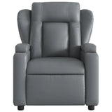 Fauteuil inclinable Gris Similicuir