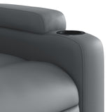 Fauteuil inclinable Gris Similicuir