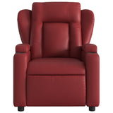 Fauteuil de massage inclinable Rouge bordeaux Similicuir