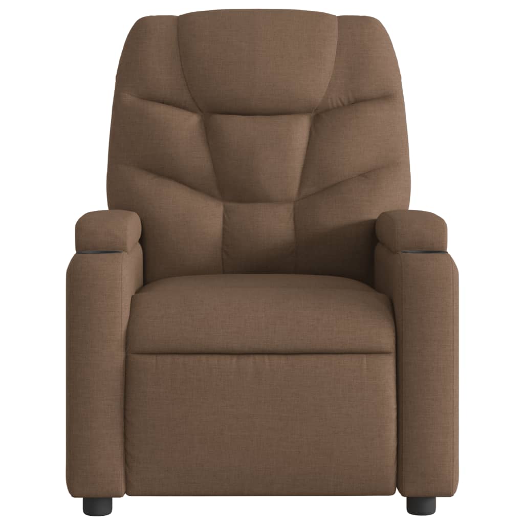 Fauteuil inclinable Marron Tissu