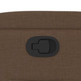 Fauteuil inclinable Marron Tissu