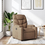 Fauteuil inclinable Marron Tissu