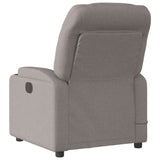 Fauteuil de massage inclinable Taupe Tissu