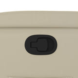 Fauteuil inclinable Crème Similicuir