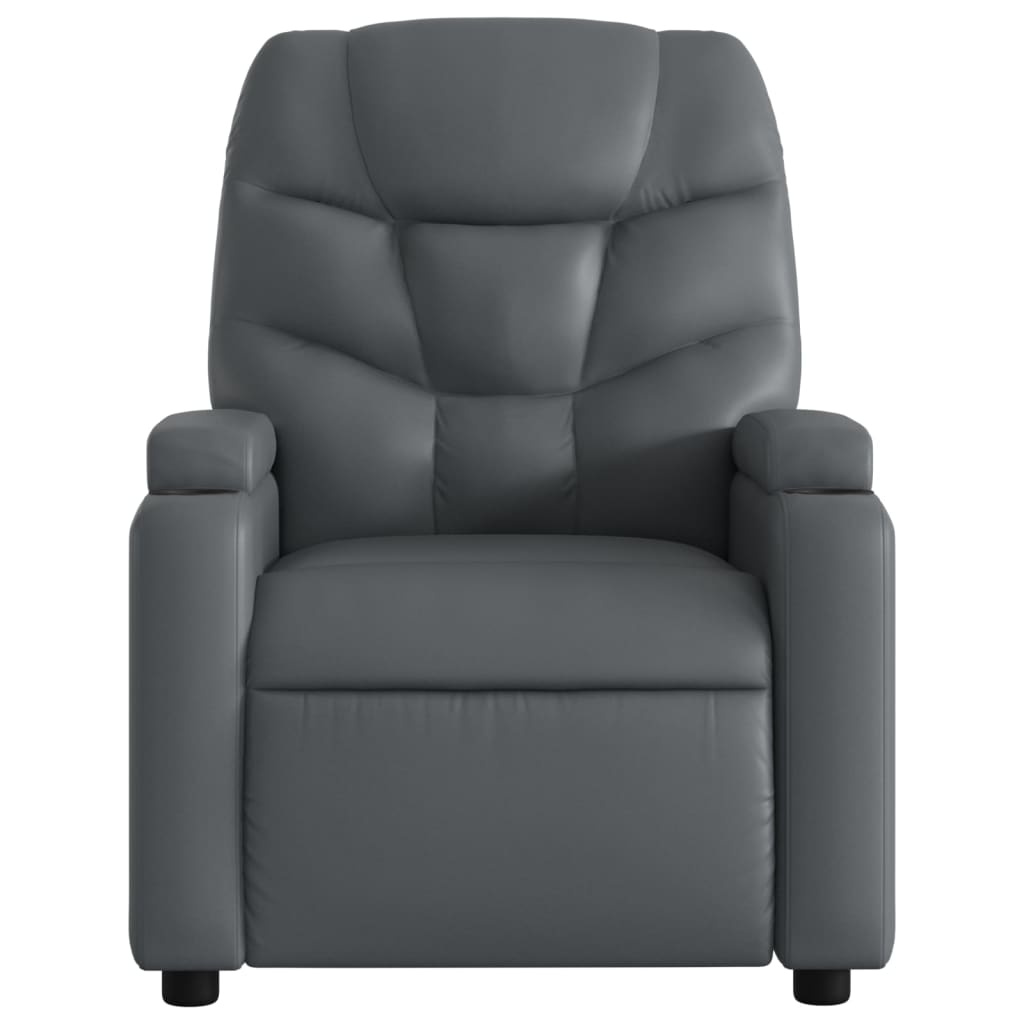 Fauteuil inclinable Gris Similicuir