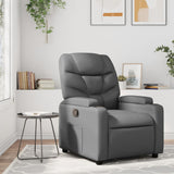 Fauteuil inclinable Gris Similicuir