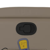 Fauteuil de massage inclinable Cappuccino Similicuir