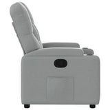 Fauteuil inclinable Gris clair Tissu