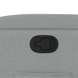 Fauteuil inclinable Gris clair Tissu