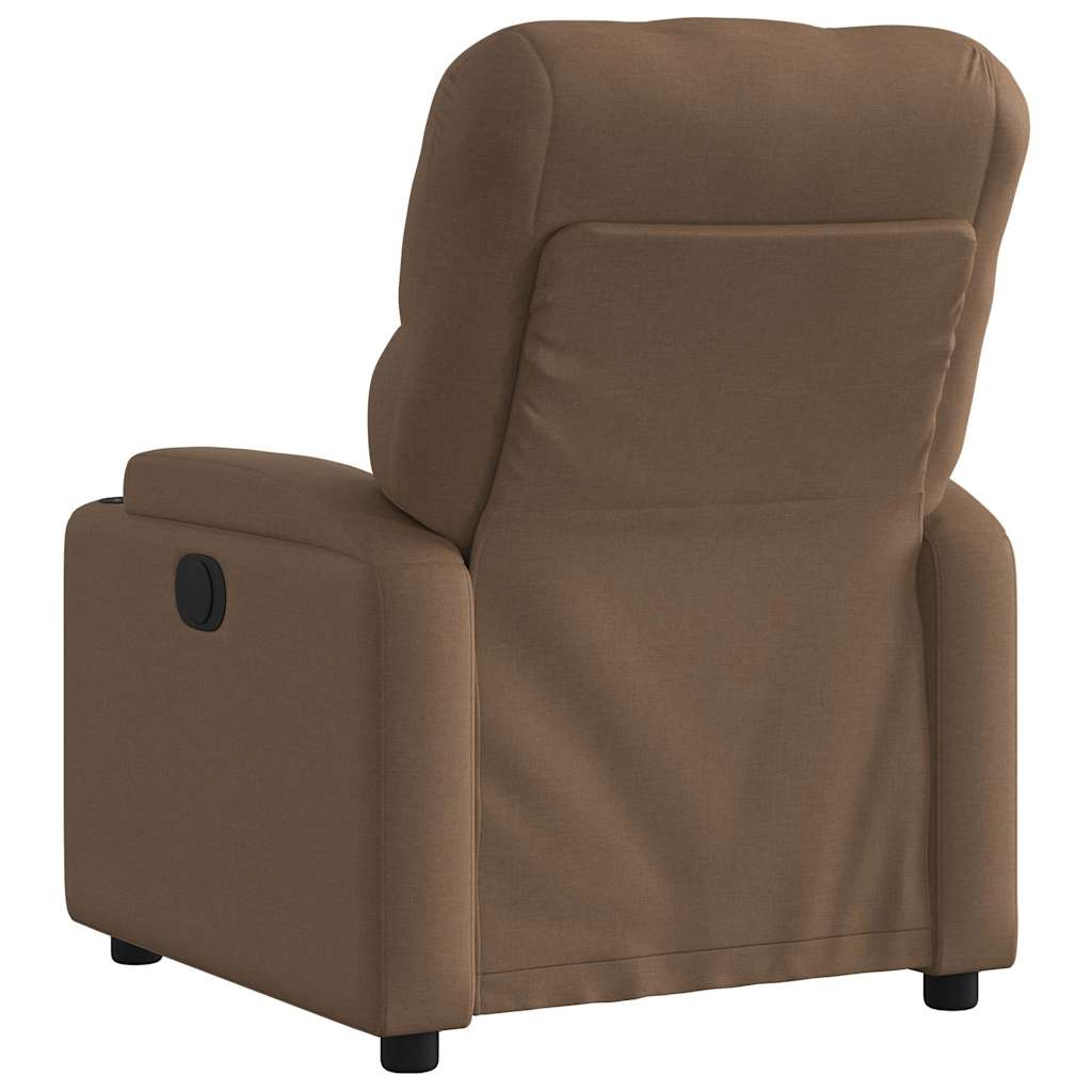 Fauteuil inclinable Marron Tissu