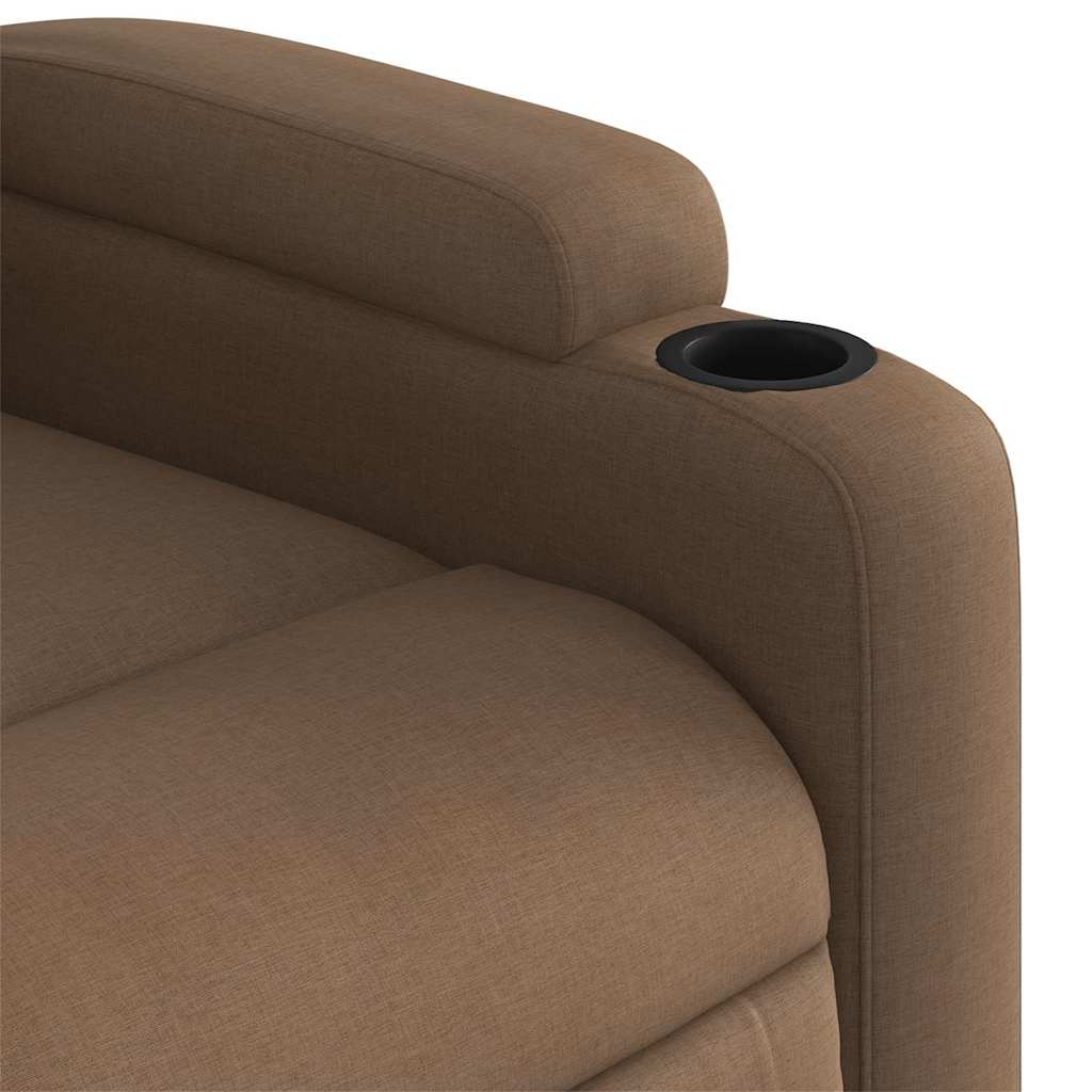 Fauteuil inclinable Marron Tissu