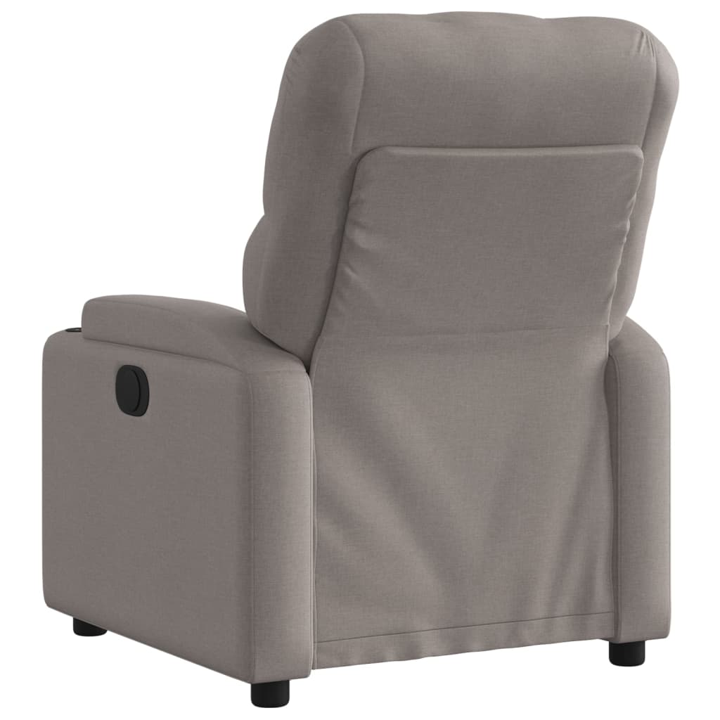 Fauteuil inclinable Taupe Tissu