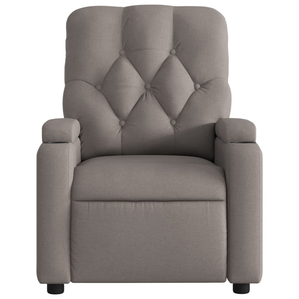 Fauteuil inclinable Taupe Tissu
