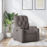Fauteuil inclinable Taupe Tissu