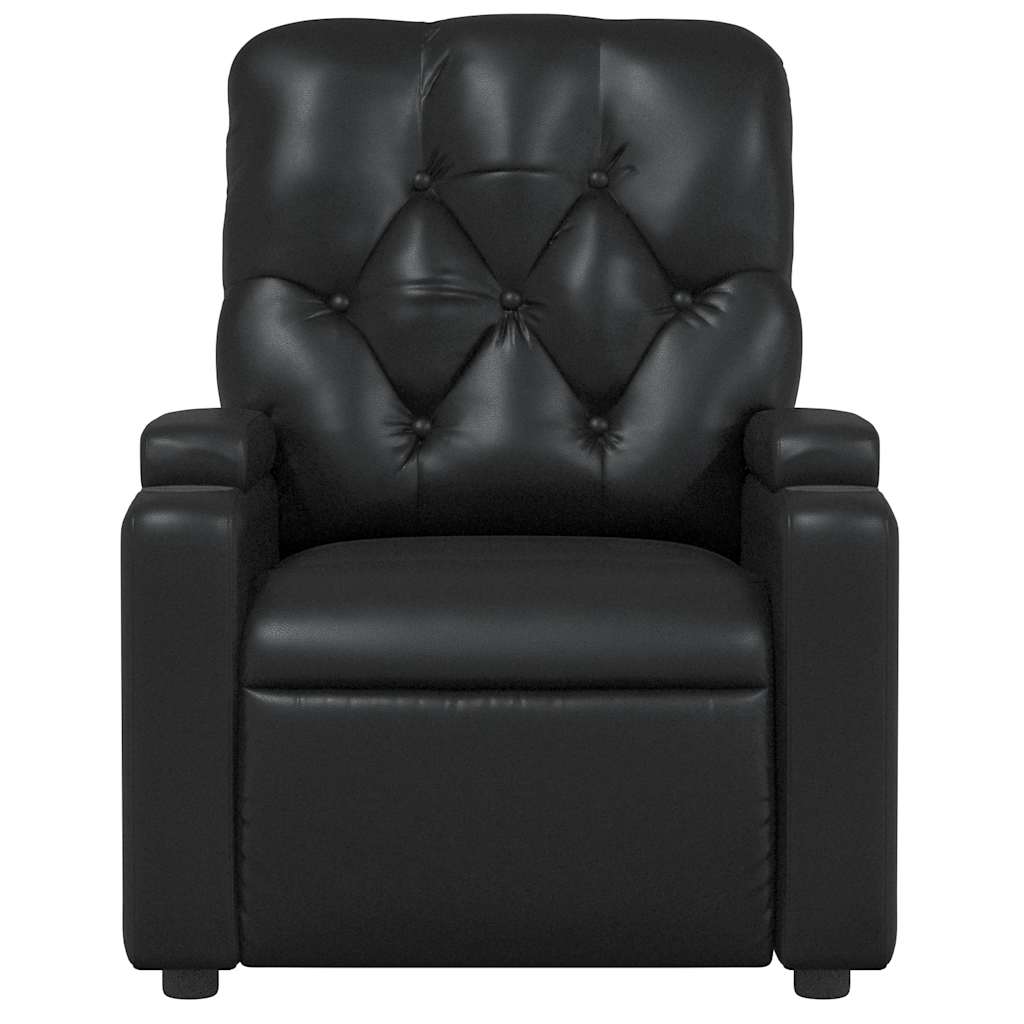 Fauteuil inclinable Noir Similicuir