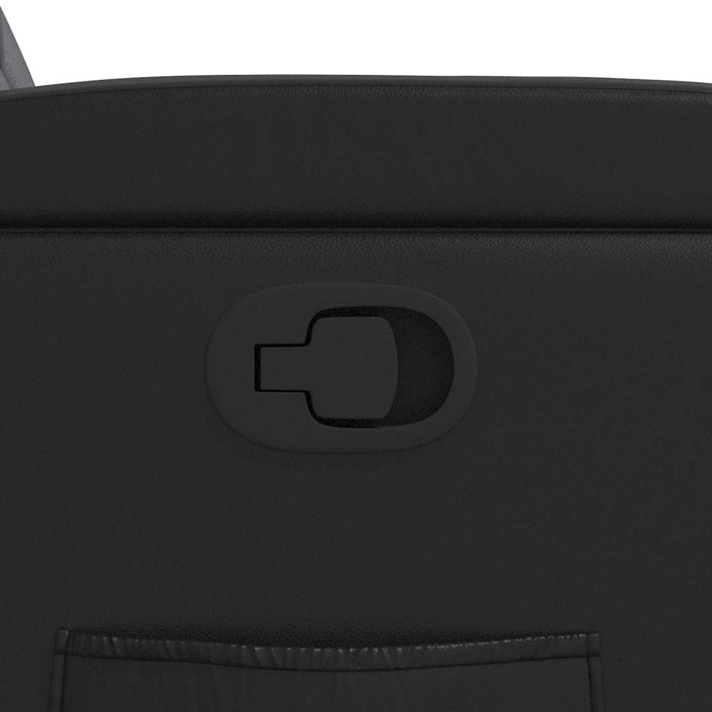 Fauteuil inclinable Noir Similicuir