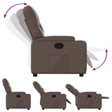 Fauteuil inclinable Marron Similicuir