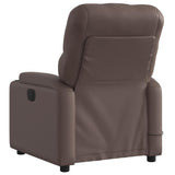 Fauteuil de massage inclinable Marron Similicuir