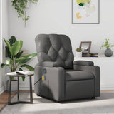 Fauteuil de massage inclinable Gris Similicuir