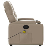Fauteuil de massage inclinable Cappuccino Similicuir