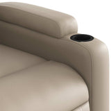 Fauteuil de massage inclinable Cappuccino Similicuir