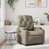 Fauteuil de massage inclinable Cappuccino Similicuir