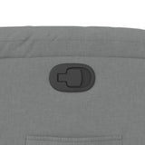 Fauteuil inclinable Gris clair Tissu