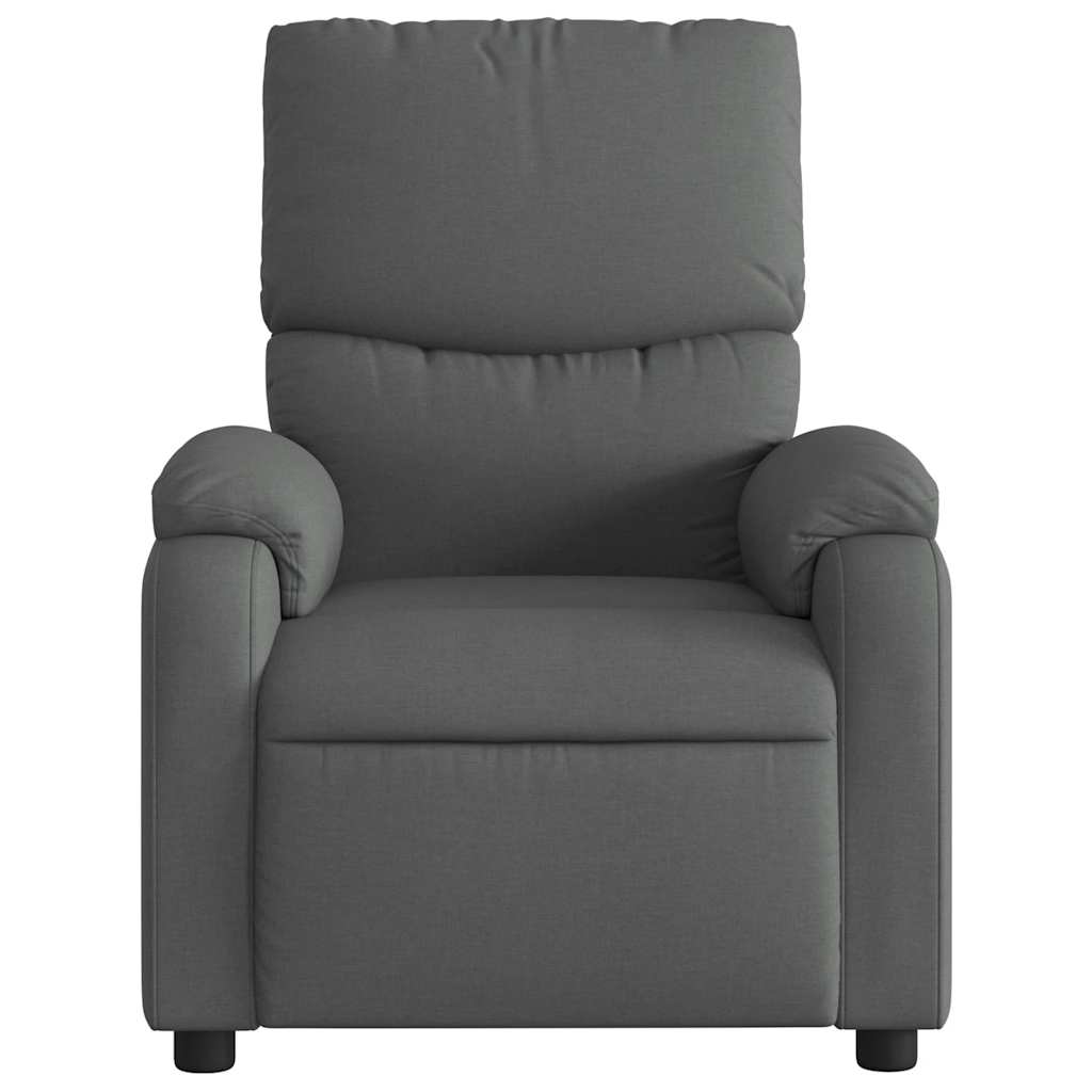 Fauteuil inclinable Gris foncé Tissu