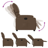 Fauteuil inclinable Marron Tissu