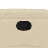 Fauteuil inclinable Crème Tissu