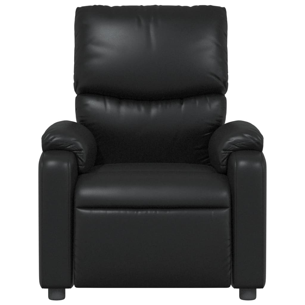Fauteuil inclinable Noir Similicuir
