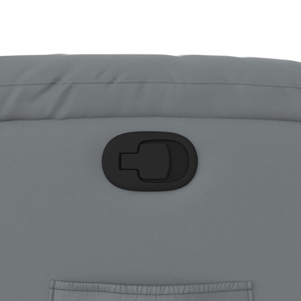 Fauteuil inclinable Gris Similicuir