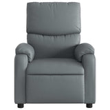 Fauteuil de massage inclinable Gris Similicuir