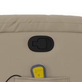 Fauteuil de massage inclinable Cappuccino Similicuir