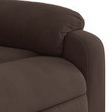 Fauteuil inclinable marron tissu microfibre