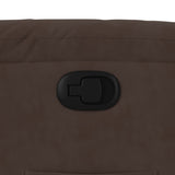 Fauteuil inclinable marron tissu microfibre