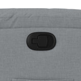 Fauteuil inclinable Gris clair Tissu