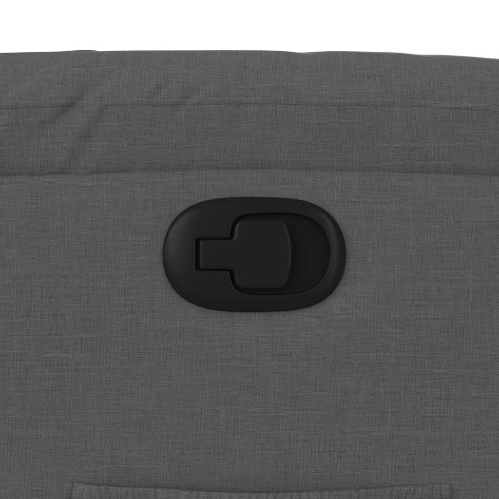 Fauteuil inclinable Gris foncé Tissu