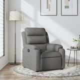Fauteuil inclinable Gris foncé Tissu