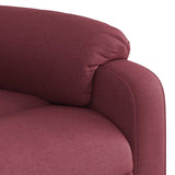 Fauteuil de massage inclinable Rouge bordeaux Tissu