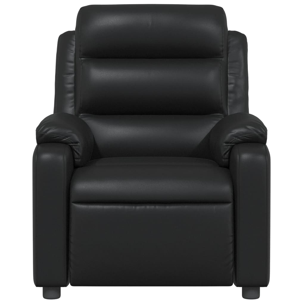 Fauteuil inclinable Noir Similicuir