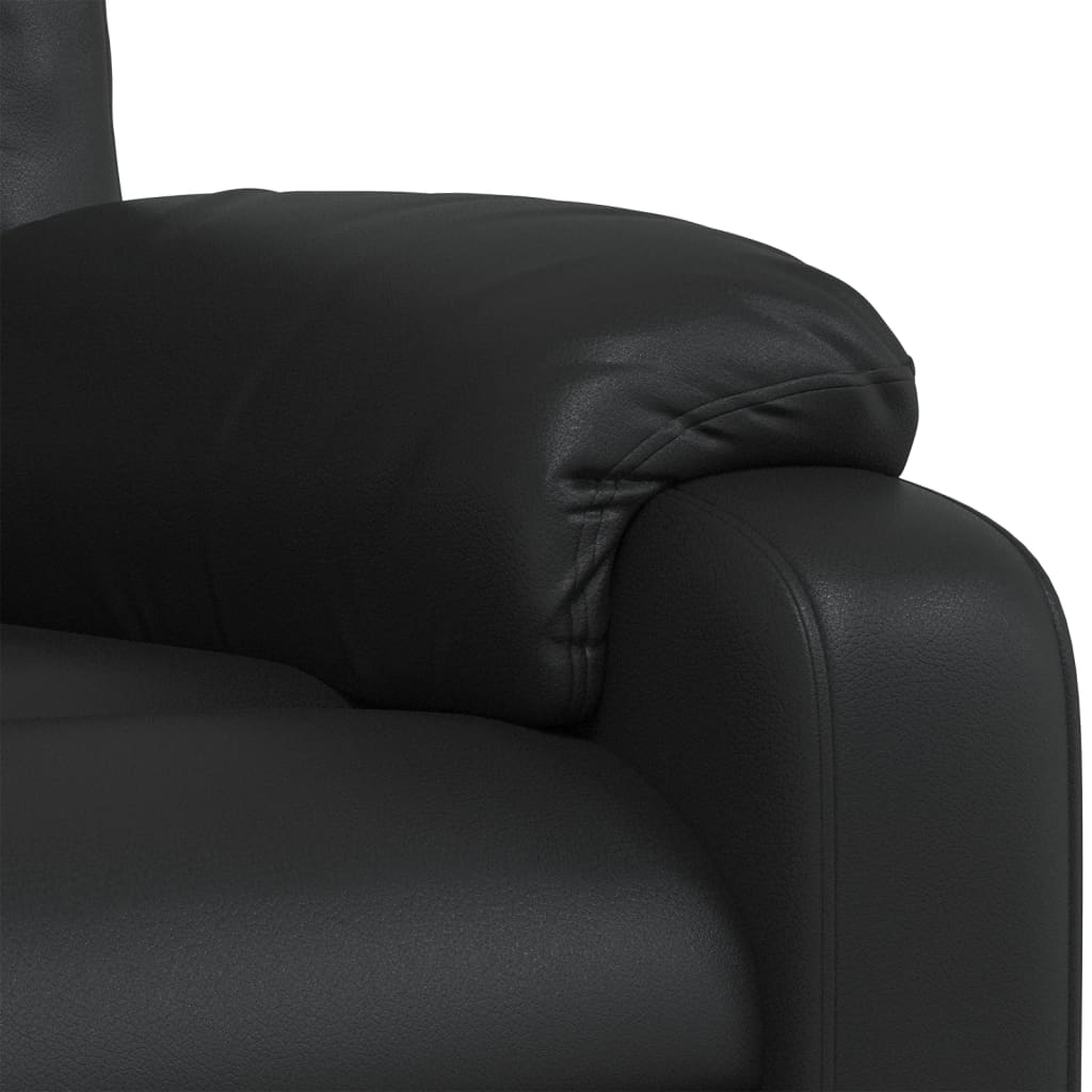 Fauteuil inclinable Noir Similicuir