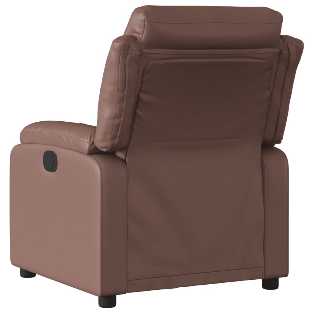 Fauteuil inclinable Marron Similicuir