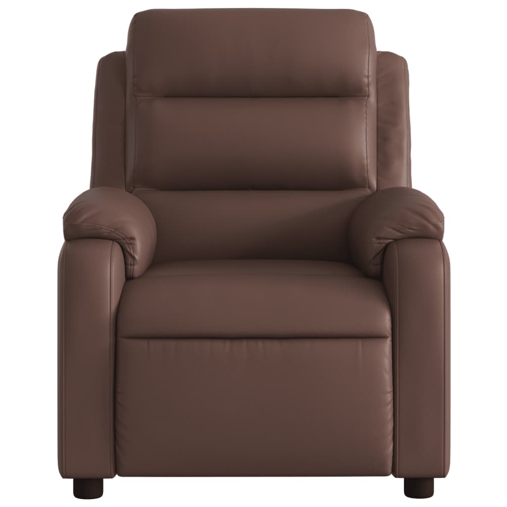 Fauteuil inclinable Marron Similicuir