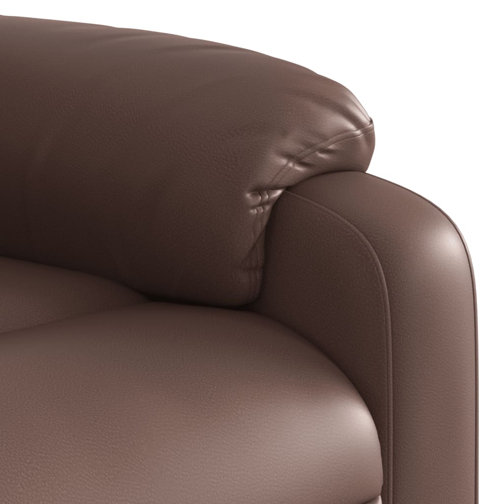 Fauteuil inclinable Marron Similicuir