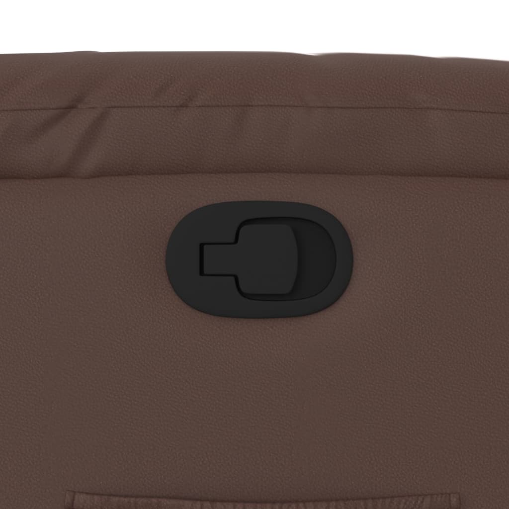 Fauteuil inclinable Marron Similicuir
