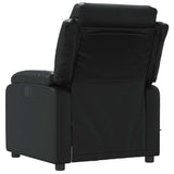 Fauteuil de massage inclinable Noir Similicuir