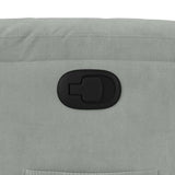 Fauteuil inclinable gris clair velours