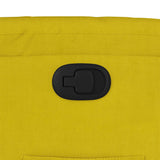 Fauteuil inclinable jaune velours