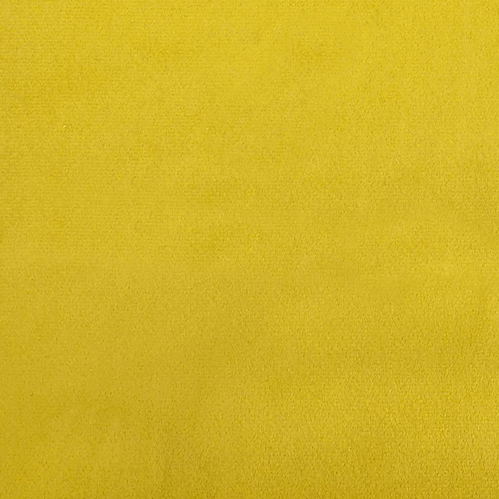 Fauteuil inclinable jaune velours